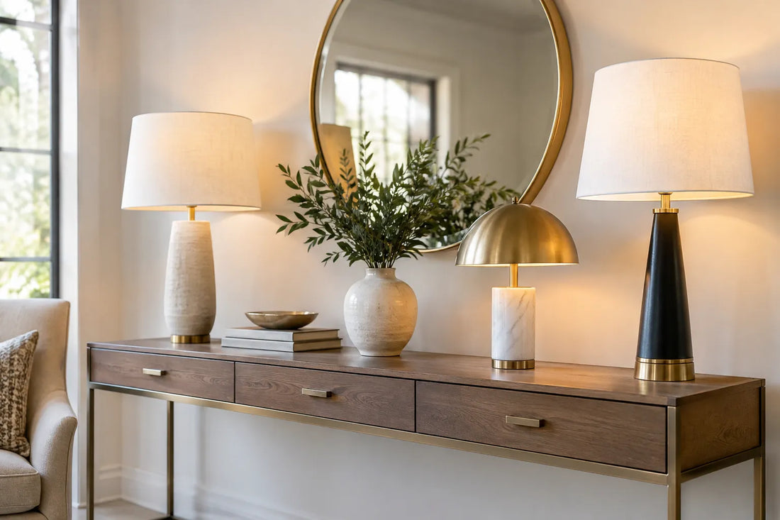 The best lamps for a console table by room