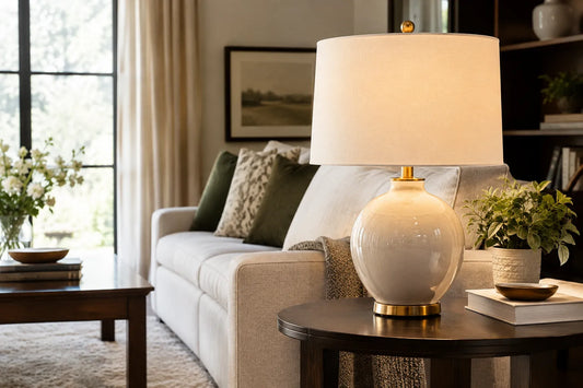 Best large table lamps for living room statement style