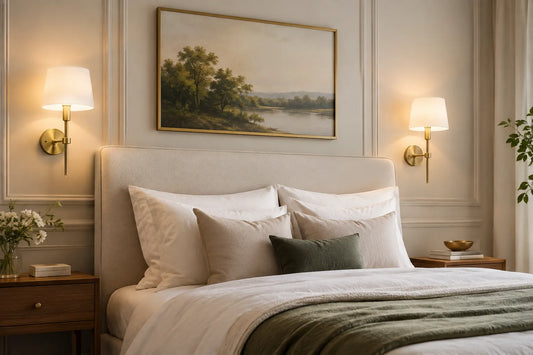 Wall bedroom sconces for reading and relaxing
