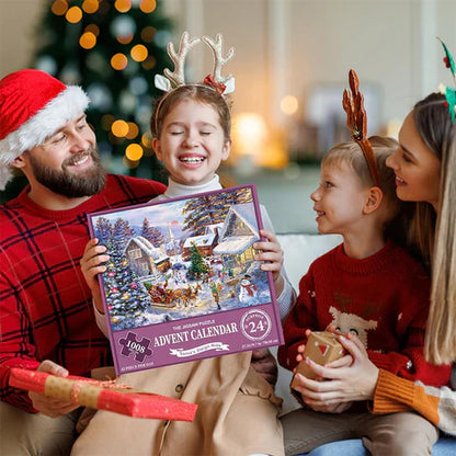 Royaleva Christmas Jigsaw Advent Calendar Puzzle Blind Box 24 Parts