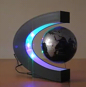 RoyaleGlow Magnetic Floating Globe With LED Light Décor