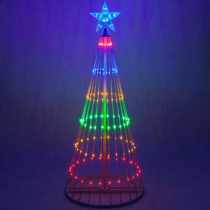 RoyaleGlow Christmas – Multicolor Led Animated Outdoor Christmas Tree Lightshow