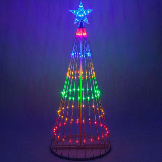 RoyaleGlow Christmas – Multicolor Led Animated Outdoor Christmas Tree Lightshow