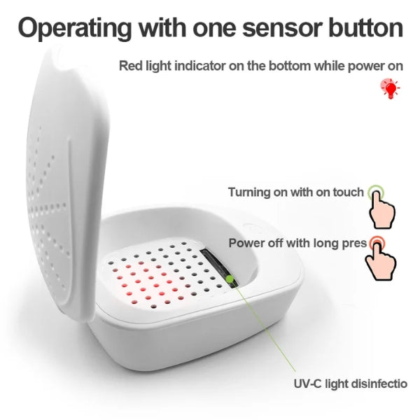 RoyaleGlow Hearing Aid Drying Box Compact Moisture Removal