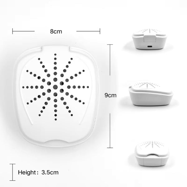 RoyaleGlow Hearing Aid Drying Box Compact Moisture Removal