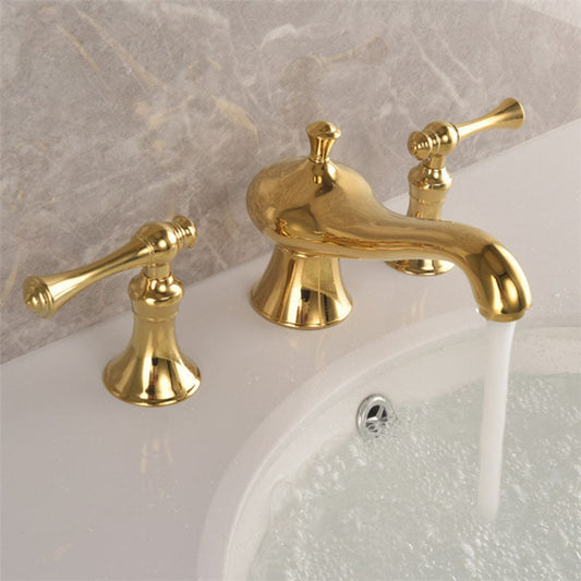 Luxora Antique 3 Hole Widespread Bathroom Faucet Design
