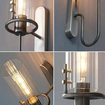 Luxora Nordic Glass Wall Lamp - Modern Indoor Glass Mounted Wall Sconce