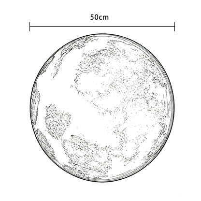 LuxRoyale Hanging Moon Lanterns for Outdoor Patio & Garden Decor- IP65 Fixture