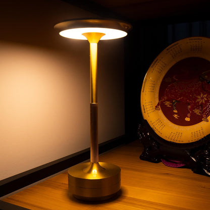 Cordless LED Table Lamp – Waterproof, Adjustable Brightness, & Modern Design