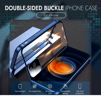 RoyaleGlow Double Sided Buckle - Iphone Case 360 Protection