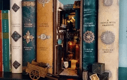 RoyaleGlow Medieval AlleyWorld Bookshelf Insert Box