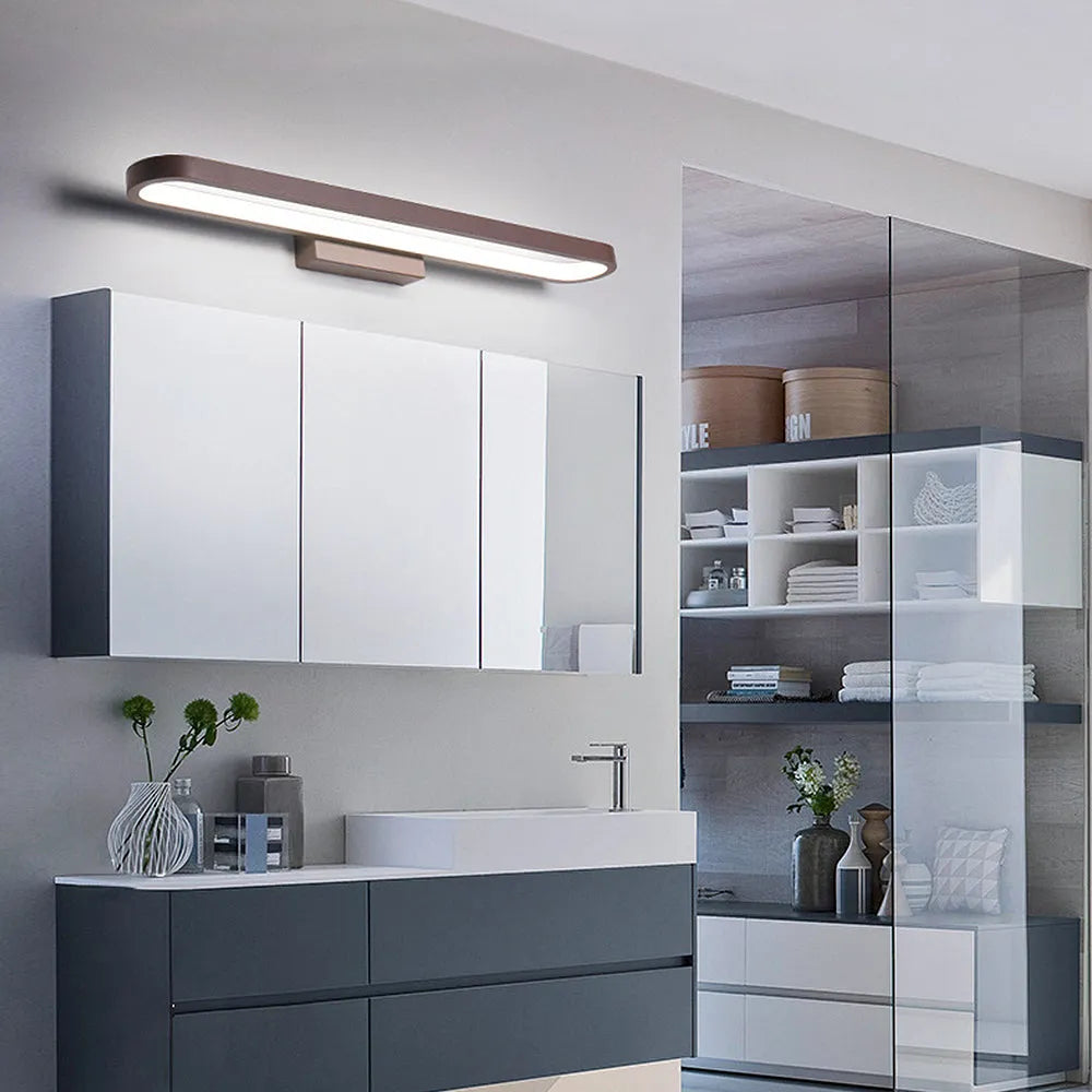 Royelux Modern LED Bathroom Vanity Light - Metal Wall-Mounted Sconce