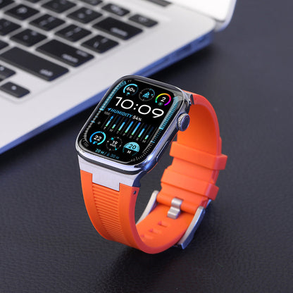 Royaleva AP New Connector Silicone Band For Apple Watch