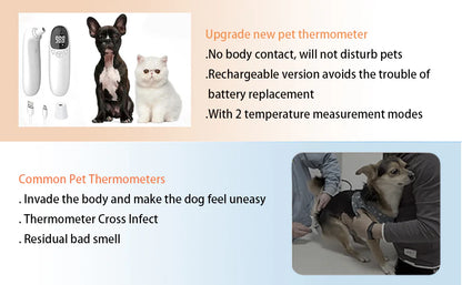 Royaleva Pet Thermometer with Infrared Technology and LED Display