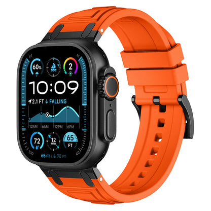 RoyaleGlow Armor Silicone Band For Apple Watch 42-49mm