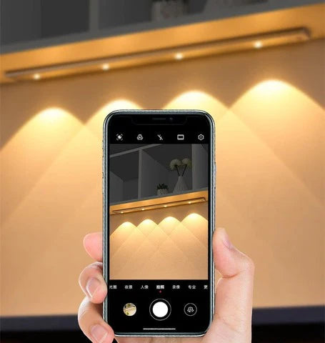 RoyaleGlow Indoor LED Motion Sensor Lamp - Rechargeable & Adjustable