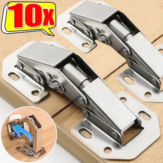 Royaleva 10 PCS Cabinet Hinges Soft-Close Hydraulic Design