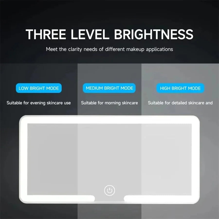 Luxora Led Car Sun Visor Vanity Mirror with Touch Control