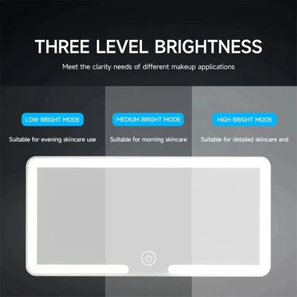 Luxora Led Car Sun Visor Vanity Mirror with Touch Control
