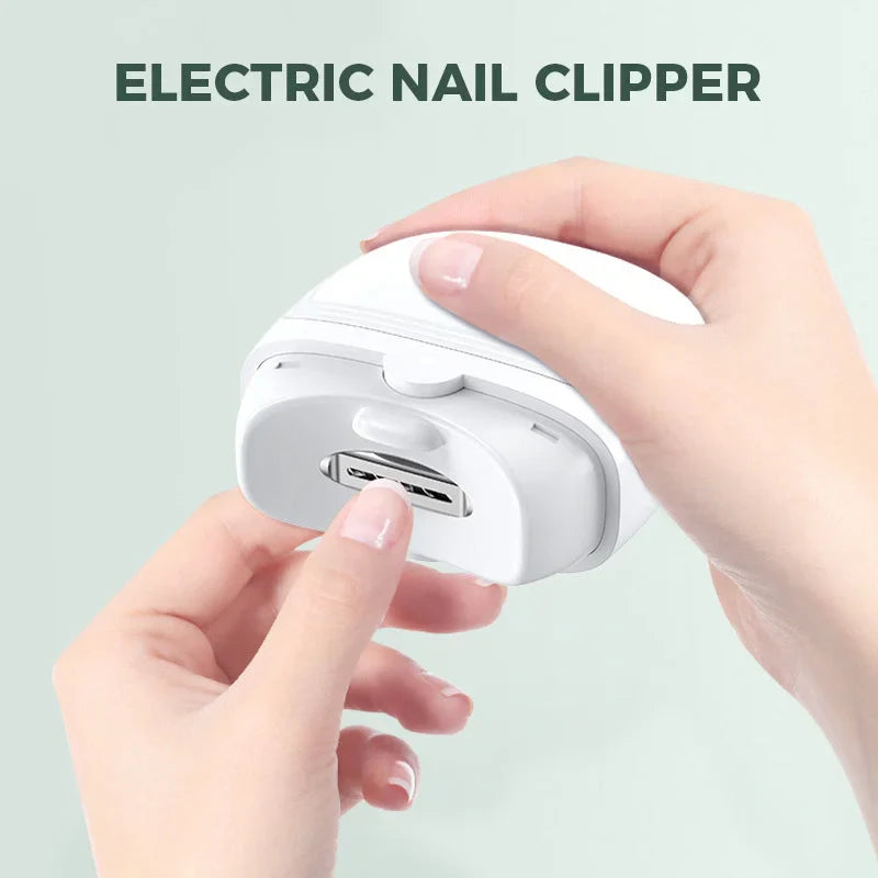 RoyaleGlow Electric Nail Clipper, Automatic Nail Polishing Trimming Manicure