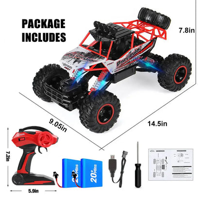 RoyaleGlow Toy Monster Truck 1:12 Scale 4WD R/C Car