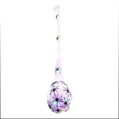1-5PCS Halloween Hanging Spider Egg Sack Decoration with LED Lights Battery Powered for Haunted House Porch Yard Party Decor 11