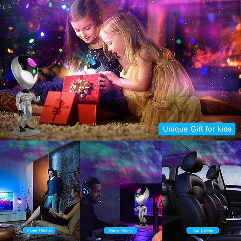 RoyaleGlow Alien Space Projection Lamp with Interactive Voice Control