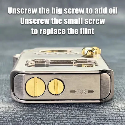Royaleva Modern Cyber Mecha Flame Lighter for Stylish Use