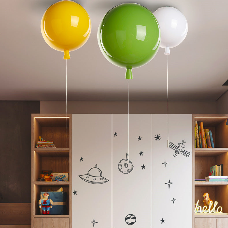 RoyaleGlow Kids Colorful Balloon Ceiling Light Modern Nursery Room Decor