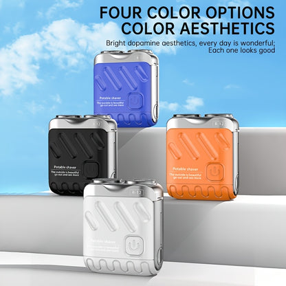 Royallure Portable Electric Shaver – USB Rechargeable Double Blade Floating Razor for Men