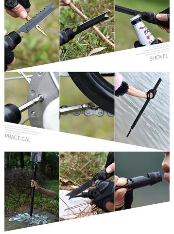 RoyaleGlow Indestructible Multi Function Survival Shovel