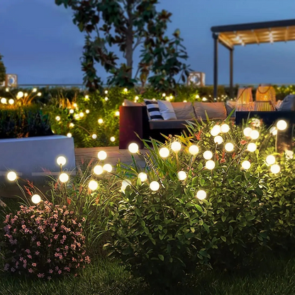 RoyaleGlow Swaying Solar Powered Firefly Lights for Outdoor Garden