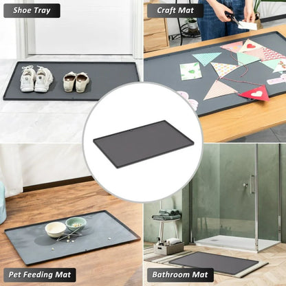RoyaleGlow Large Under Kitchen Sink Mat Silicone Protective Liner