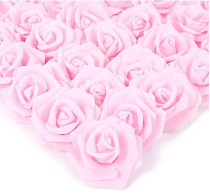 10/20/50Pcs Artificial Foam Rose Flowers PE Fake Flower for Home Room Dceor Wedding Party Halloween Thanksgiving Christmas Decor 13