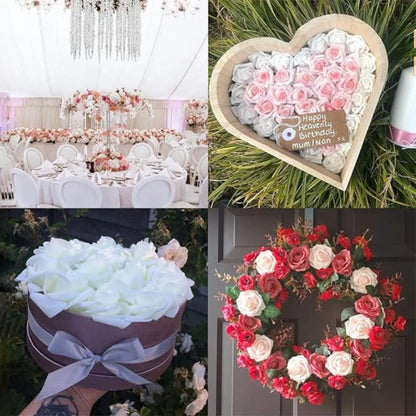 10/20/50Pcs Artificial Foam Rose Flowers PE Fake Flower for Home Room Dceor Wedding Party Halloween Thanksgiving Christmas Decor 5