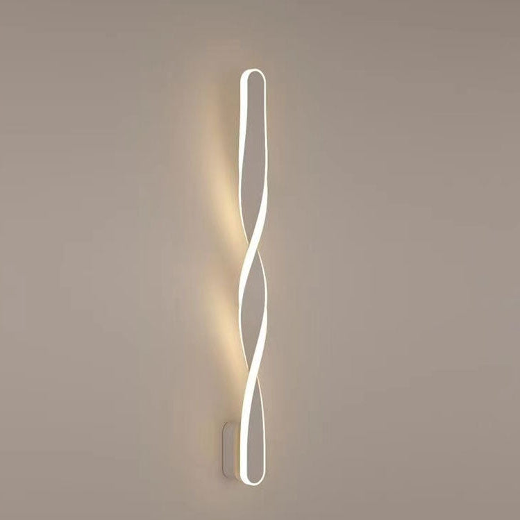 Royelux Modern Spiral LED Wall Sconce - Dimmable Minimalist Wall Light