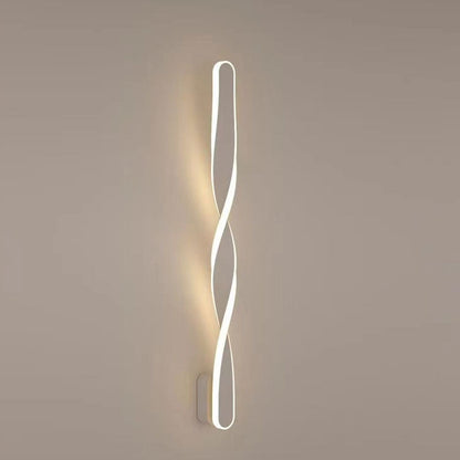 Royelux Modern Spiral LED Wall Sconce - Dimmable Minimalist Wall Light