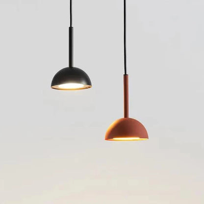 Lumora Modern Geometric Black LED Pendant Light, Warm 3000K Lamp for Dining Spaces