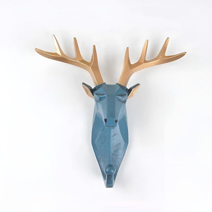 RoyaleGlow Animal Head Wall-Mounted Key Holder Decor