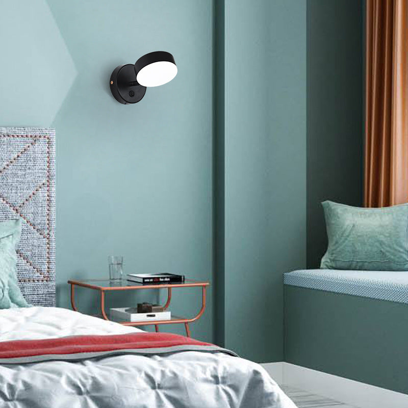 Lumora Copper LED Wall Sconce Modern Minimalist Wall Light For Living Room And Hallway