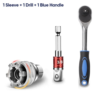 Rayvia Universal Socket Wrench Tool for All Fasteners