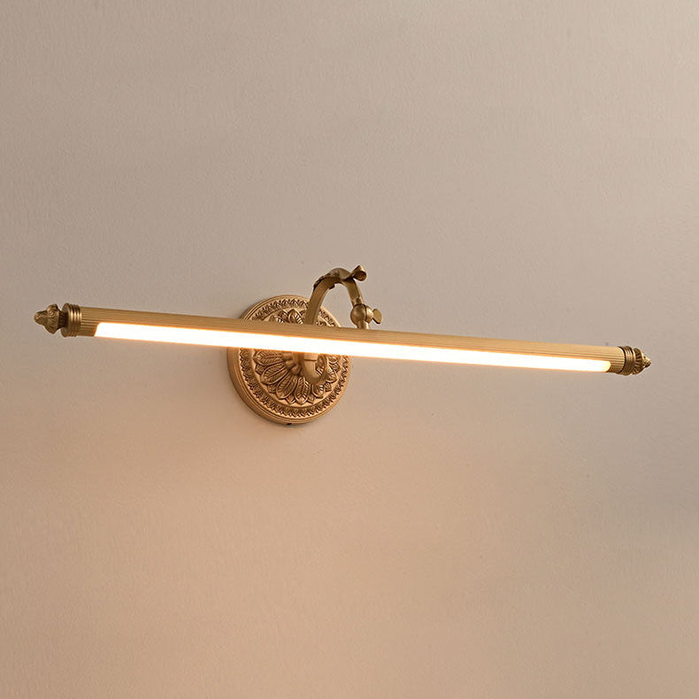 RoyaleGlow Modern Copper LED Vanity Light for Bathroom Mirror, Artwork & Picture Lighting