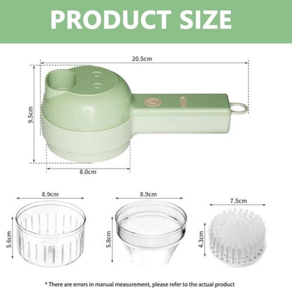 RoyaleGlow 4 In 1 Electric Food Cutter for Easy Meal Prep