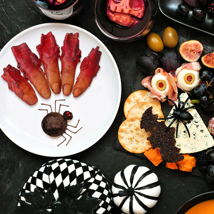 10pcs Halloween Bloody Fingers Articulated Dark Red Fake Fingers Party Prank Props Halloween Haunted House Layout Decoration 3