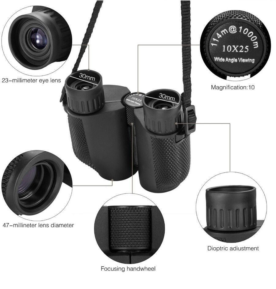 Luxora Waterproof High-Power Night-Vision Binoculars