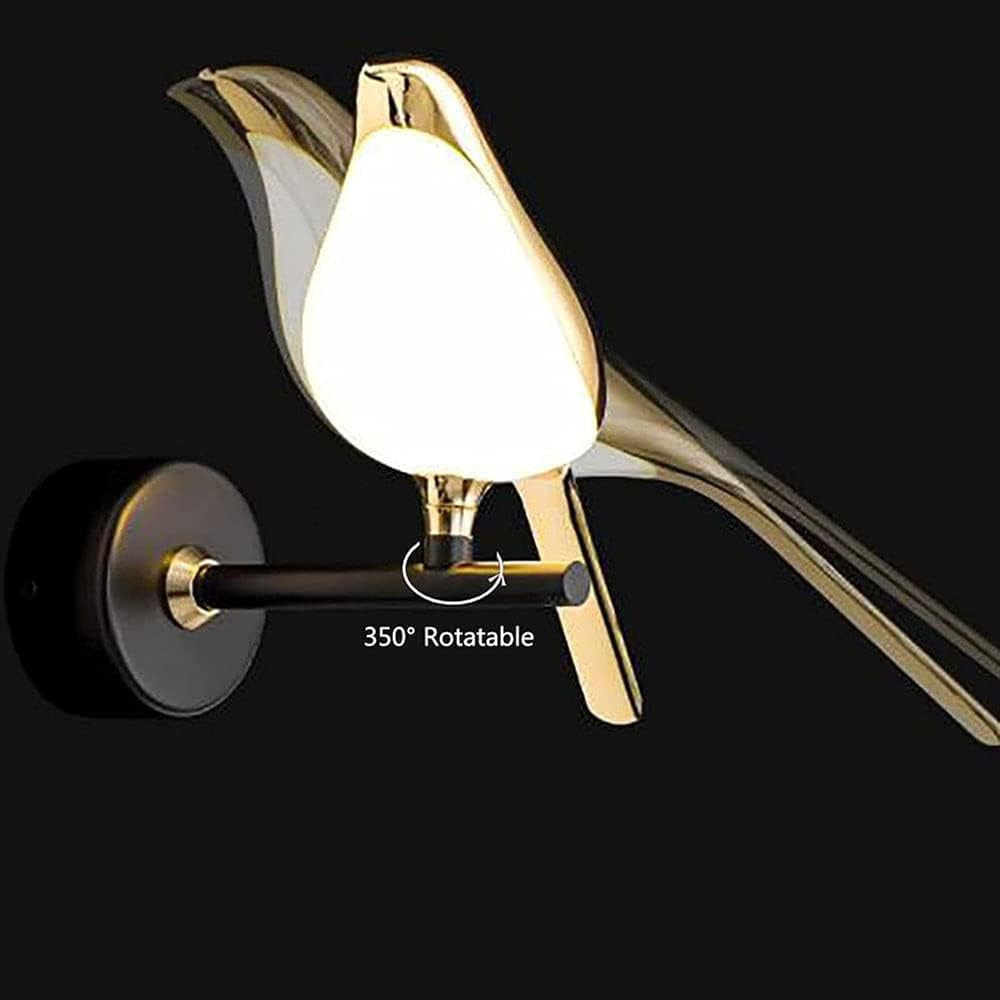 Royallure LED Wall Light - Elegant Bird Design for Modern Indoor Spaces - Single Head-D18*H21cm / Neutral Light
