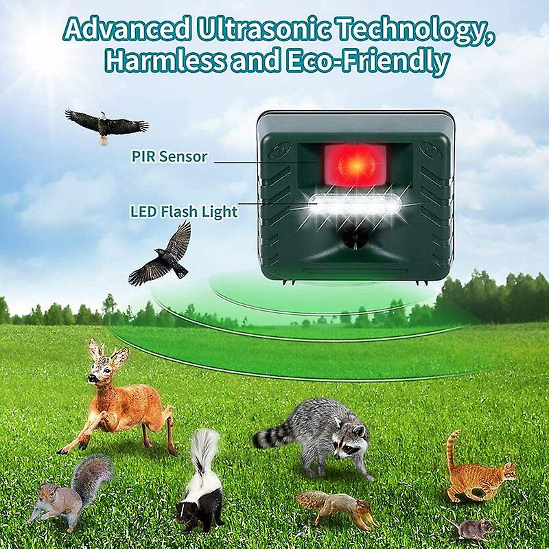Royaleva Woodpecker Ultrasonic Repeller for Effective Bird Control - Get Rid of Woodpeckers