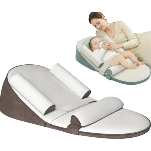 RoyaleGlow Baby Wedge Side Sleeping Pillow Bed Reflux Anti Roll Newborn Bed
