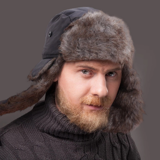 Royaleva Cozy Faux Fur Winter Earflap Aviator Ski Hat