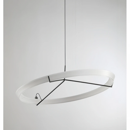 RoyaleGlow Modern LED Ring Pendant Light - Artistic Halo Chandelier